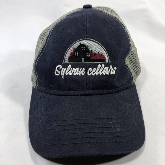 Sylvan Cellars Hat Cap Mesh Back Adjustable One Size Fits Most OSFM Logo - Picture 1 of 12